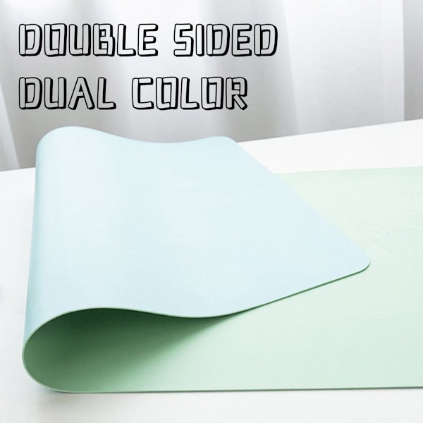 80*40cm dubbelsidig skrivbordsunderlägg, vattentät, stil4