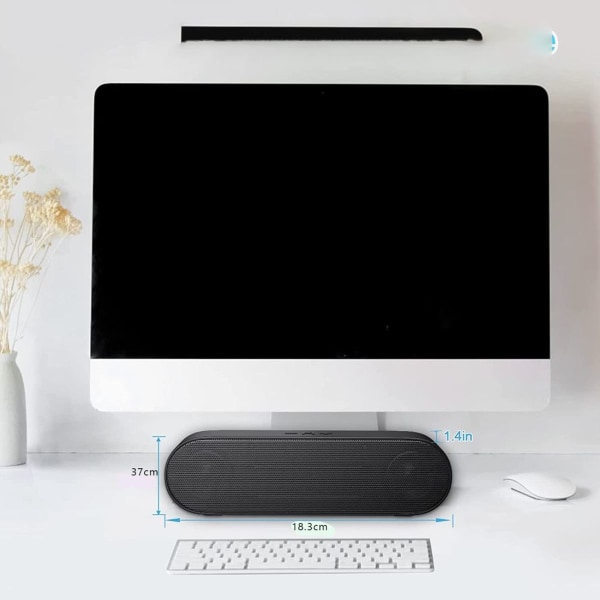 PC-högtalare, USB bärbar datorhögtalare Mini Soundbar med 3D KLB