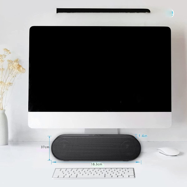 PC-högtalare, USB-bärbar datorhögtalare Mini Soundbar med 3D KLB