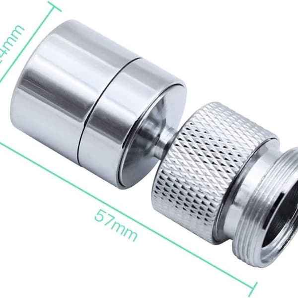 360° roterende messinghane-belufter, 2 tilstande justerbar KLB