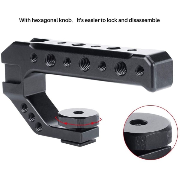 Universell kamerahandtag, kamerahandtag med flera 1/4'' och 3/8''