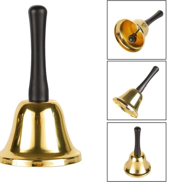 Handklocka bordsringklocka stål handklocka klocka KLB
