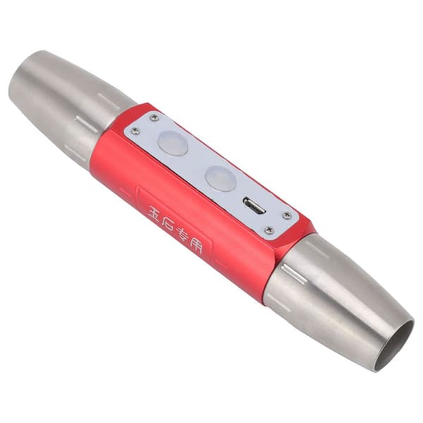 Edelstenlys, 4 moduser, USB-lading, holdbar metall, 2600mAh KLB