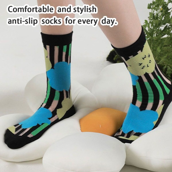 Damstrumpor i ull, sommarstrumpor i transparent tunn mesh spets, elastisk KLB