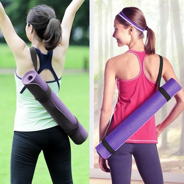Yogamattarem, yogamatta axelrem, sovsäck förvaring och bindrem