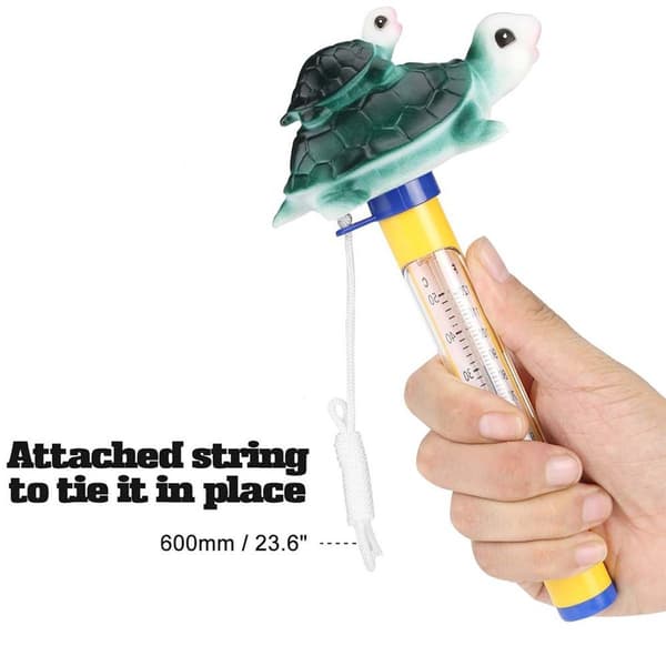 Flydende pooltermometer, swimmingpooltermometer med KLB