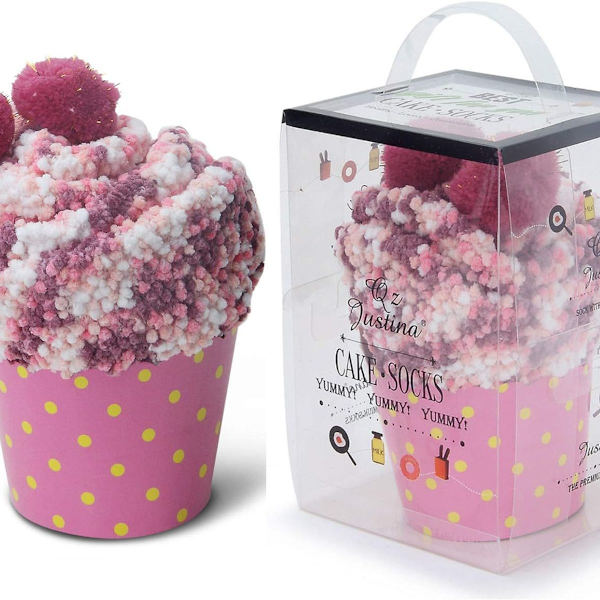 Par Presentförpackning Gosiga Sockor Mjuka Bekväma Varma Fluffiga Hemsockor KLB