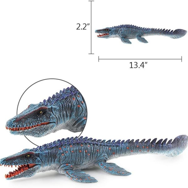 Stor Mosasaurus Legetøj 13.4 Realistisk Dybhavs Monster Dinosaur KLB