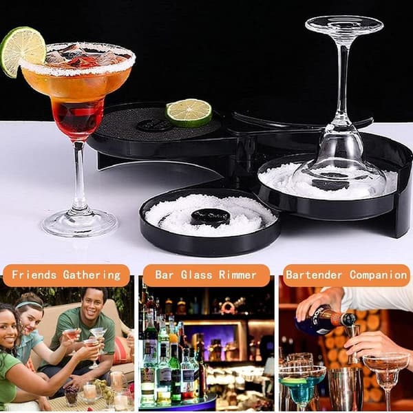 Pakke 3-lags barglas rimmer til Margarita og cocktail