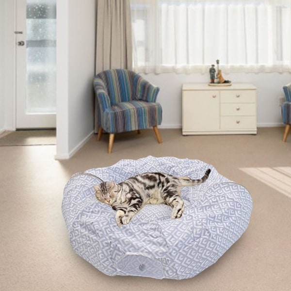 Kattunnel, katttunnel säng, inomhus katt kattunge, hopfällbar kattunnel KLB
