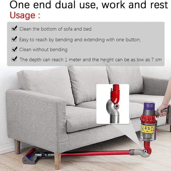 Pölynimurin lisävarusteet pikaliitin yhteensopiva Dyson V7 V8 V10 V11 V15 KLB