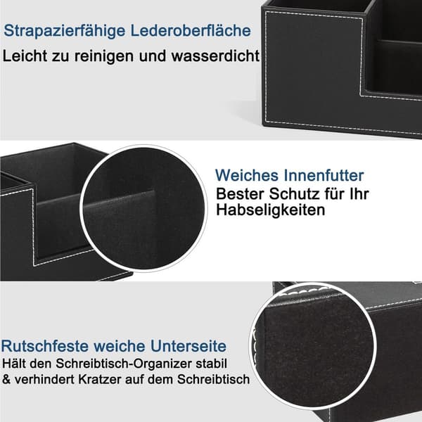 Pen Holder Desk - Kontor Blyantholder Organizer Skrivebord Tilbehør KLB