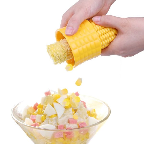 COB Majskolvskalare Stripper,Plast,Citronfärg
