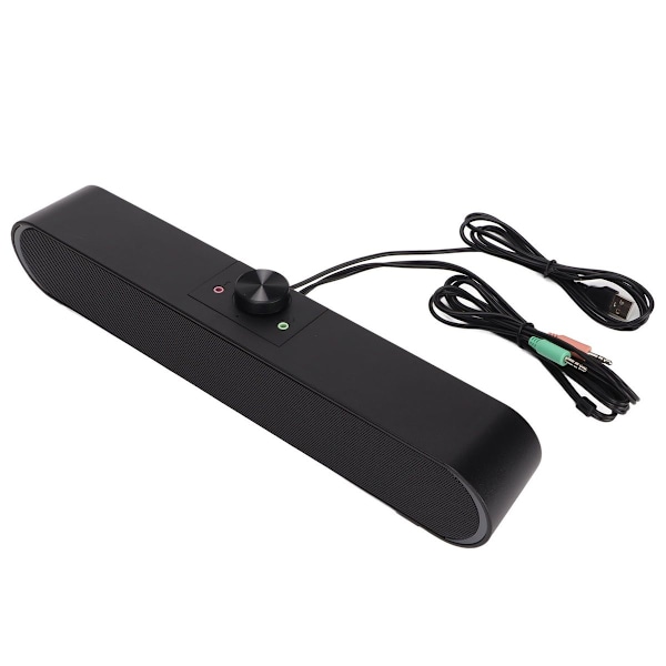 Trådbunden PC Soundbar Subwoofer, USB driven, justerbar volym KLB