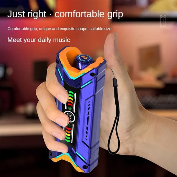 Futuristisk Sci-fi Mecha-stil TWS Trådløs Bluetooth 5.3 Blå