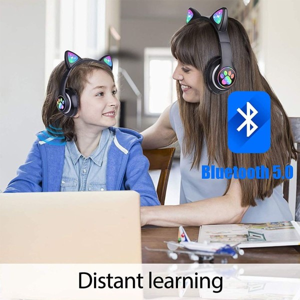 Bluetooth-headset, Kattöron-headset, Svart