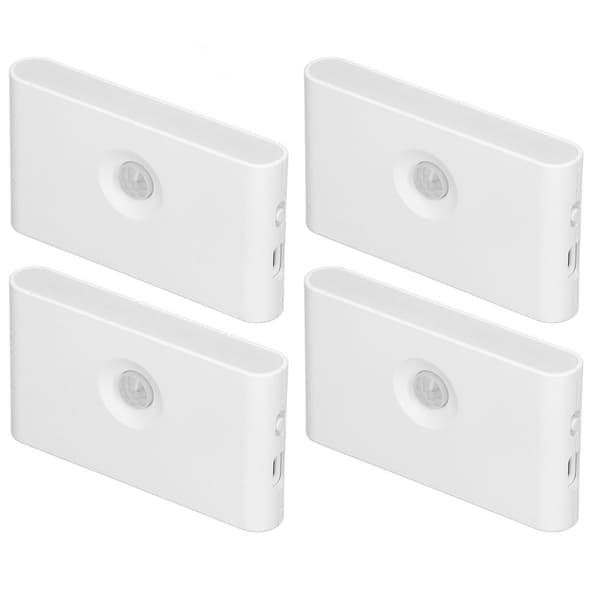 4 stk. LED Smart Linkage nattlys Bevegelsessensorlys USB KLB