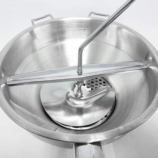 Rustfritt stål sil med 3x silinnsatser - sil for suppe KLB