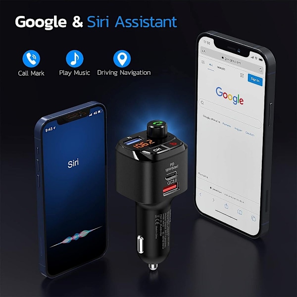 Bluetooth-sändare, trådlös Bluetooth 5.0 trådlös adapter KLB
