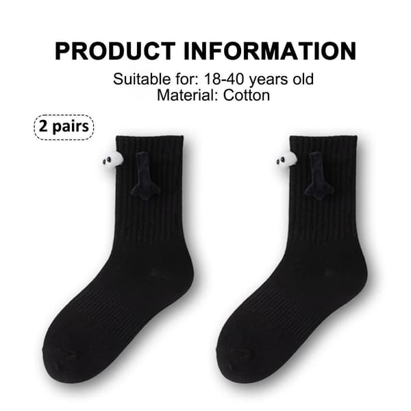 par handskar, magnetiska handskar för par, svart KLB