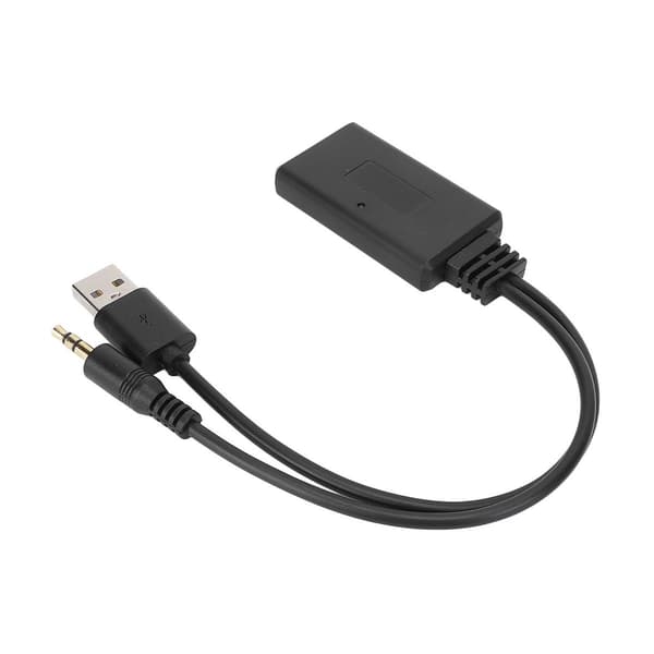 Bil AUX BT 5.0-mottaker 3,5 mm jack utsøkt stereo KLB