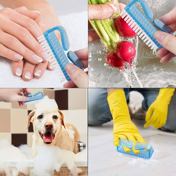 Nagelborste, en nagelborste, en plastnagelborste KLB
