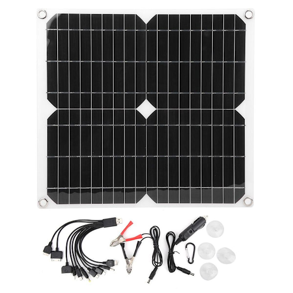 25W 5V semi-fleksibelt solcellepanel opladningsplade til mobile enheder KLB
