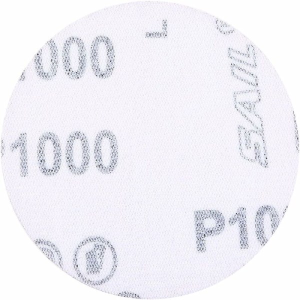 3\" Sanding Disc Sheets - Looped Hook and Loop Orbital Sander Pads, P1000 Grit KLB