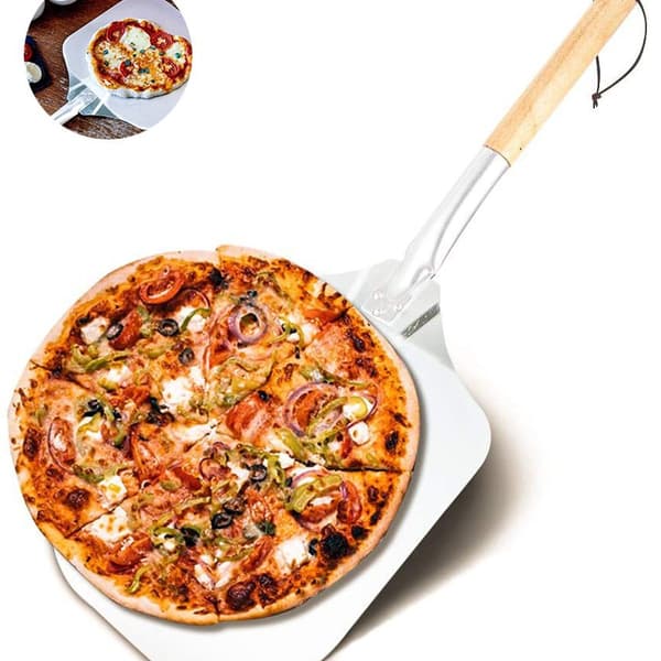 Pizzaspade, aluminiums pizzaspade pizzaspade, pizzaspade med stor