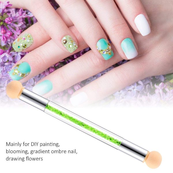 Nagelverktyg, 5-delad akrylnagelborste UV-gelnagelborstepenna set och 1-delad KLB