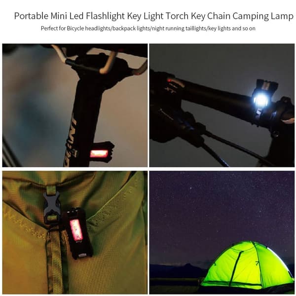 KLB-kannettava miniled-taskulamppu, avaimenperän taskulamppu