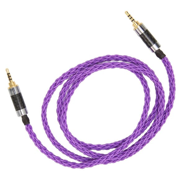 2,5 mm till 2,5 mm hörlurssladd, 8-kärnig robust 2,5 mm Aux-kabel KLB