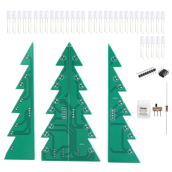 DIY PCB Modul Juletræ LED Kit KLB