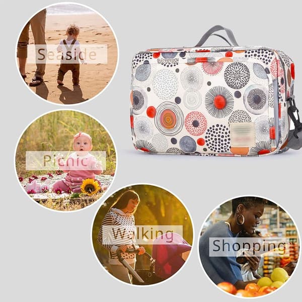Barnevogn Organizer Bag med Isolerte Lomme Style2 KLB