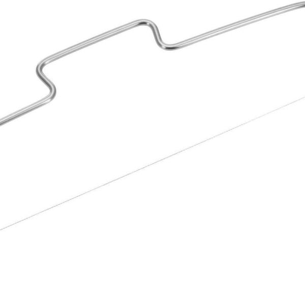 Cake base divider/cake cutter with 2 serrated cutting wires, stainless