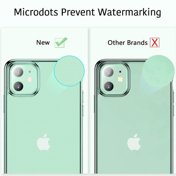 Klar silikon designet for iPhone 11-deksel - Tynt, klart, mykt TPU