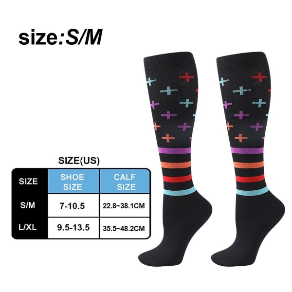 Pressure Socks Sports Leg Socks Outdoor Knee High Pressure S/M KLB