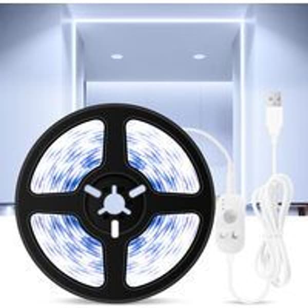 USB-sensorlysstripe for hjemmet Fleksibel stripe lys Vanntett LED-stripe