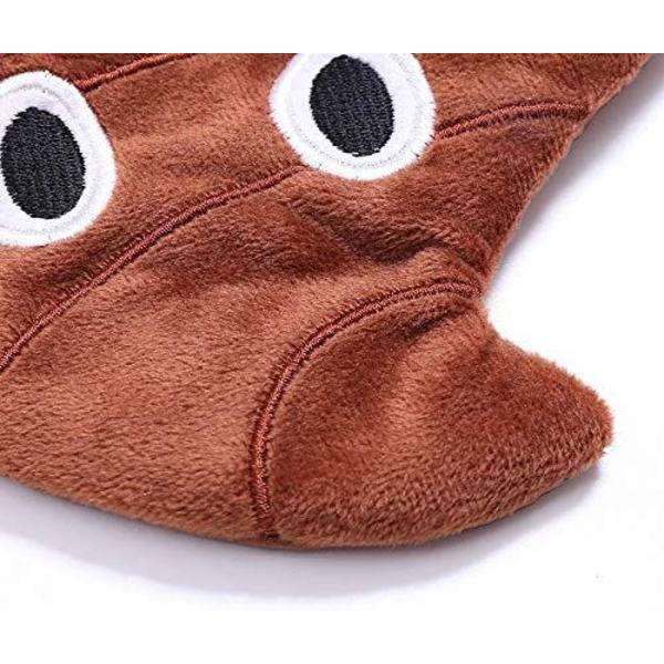 Rolig bajsformad ögonmask En-delad sovande Emoticons Ljusblockerande Bekväm ögonmask för män kvinnor