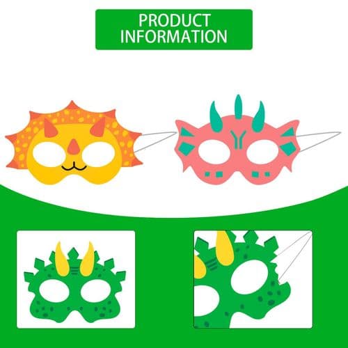 18 dinosaurmasker til barn