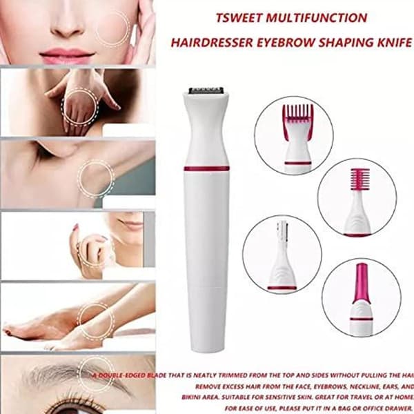 Bikini trimmer til kvinder - Effektiv trimmer til ben, arme og kropshår KLB