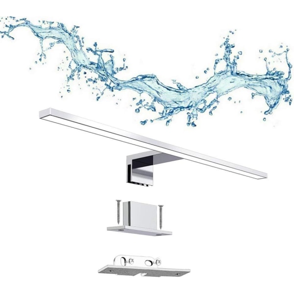 Kylpyhuoneen peilivalo 5W 30 400lm,LED-kaappivalo Kylmävalkoinen 6000K, IP44 Vedenpitävä kylpyhuonepeilin valo (300mm)