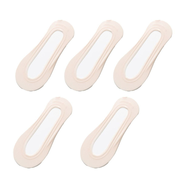 Dam för FlatsNon Slip Invisible Ultra Low Cut Socks rosa KLB