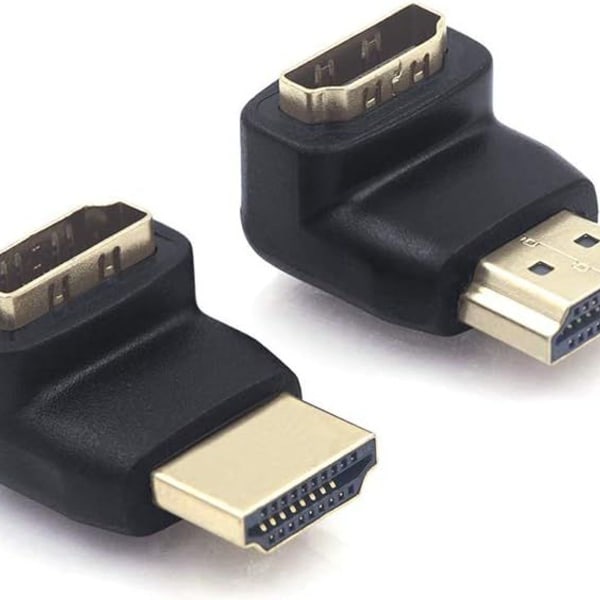 HDMI 90 asteen ja 270 asteen oikea kulma uros-naaras liitin