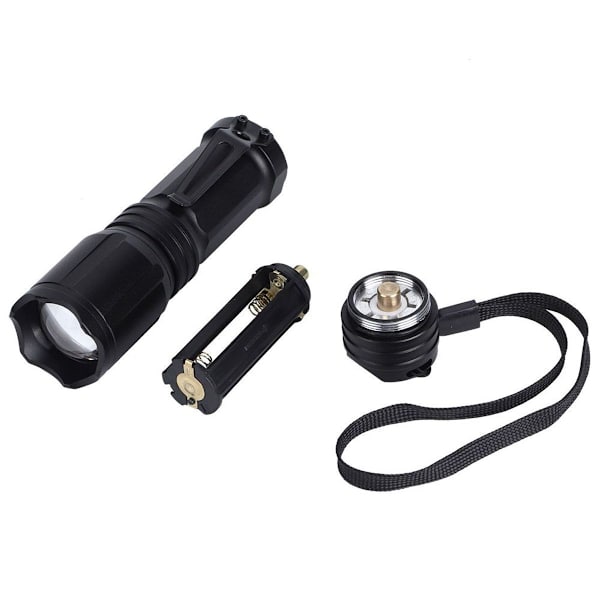 LED-ficklampa, färgat ljus, bärbar, hög ljusstyrka KLB