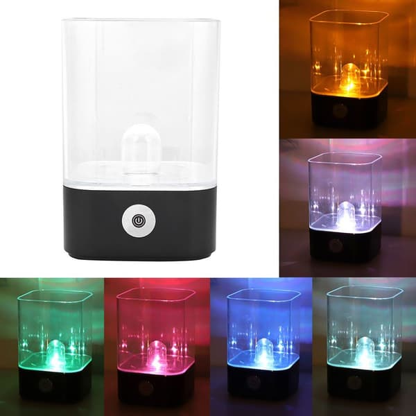 Naturlig Himalaya Salt Rock Light Touch Dimmer Switch USB KLB