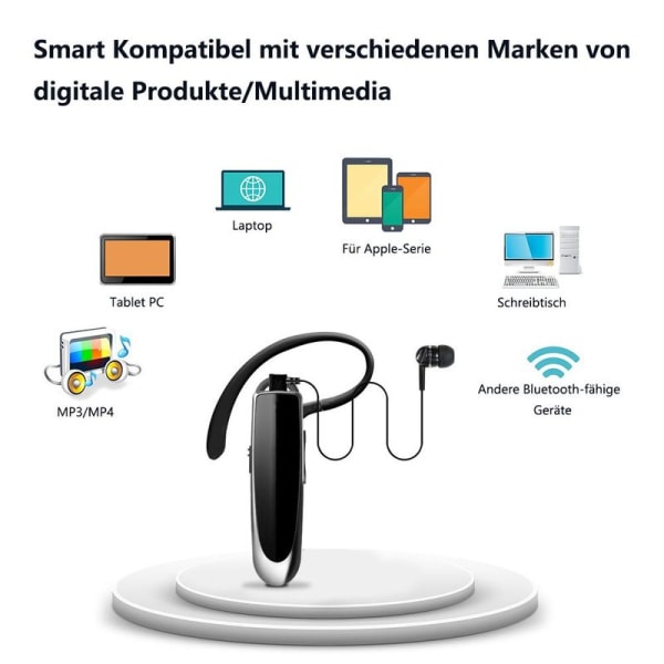 Bluetooth-hörlurar Bluetooth-hörlurar för iPhone Android Guld