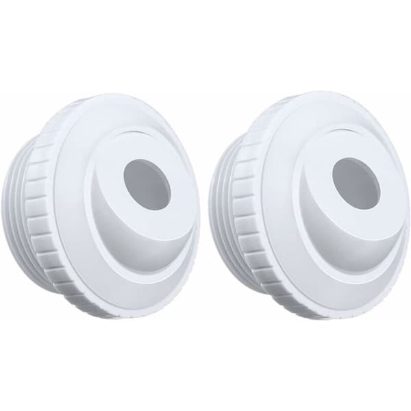 Pool Massage Eyeball Nozzle, Spa Eyeball Jet Nozzle Flow Inlet Connection Directional Flow Inlet Connection, Return Jet Fit 1-3/4\" Thread KLB