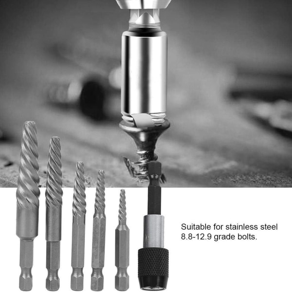 Screw Remover Set Damaged Spiral Screw Remover KLB