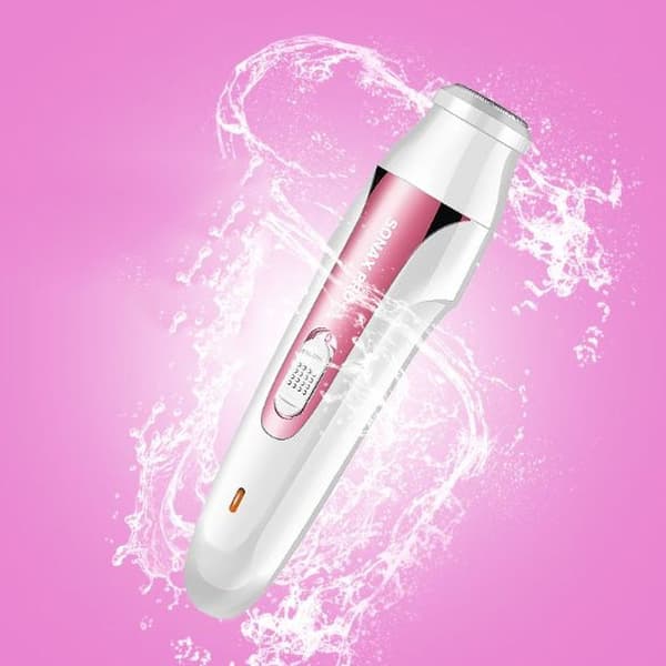 Epilator dame barbermaskine multifunktionel 5 i 1, våd og tør, 5 tilbehør